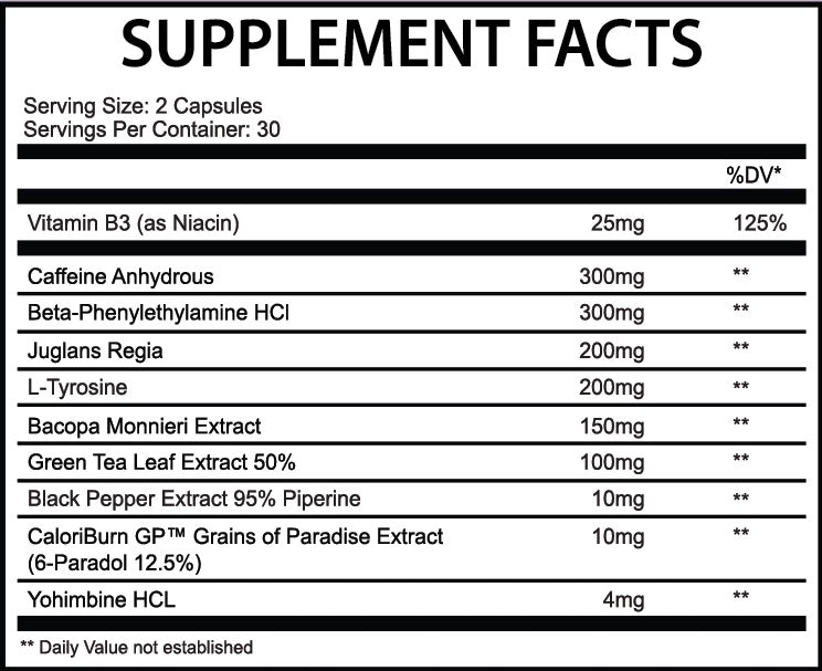 CHAOTIC SHRED EXTREME FAT BURNER